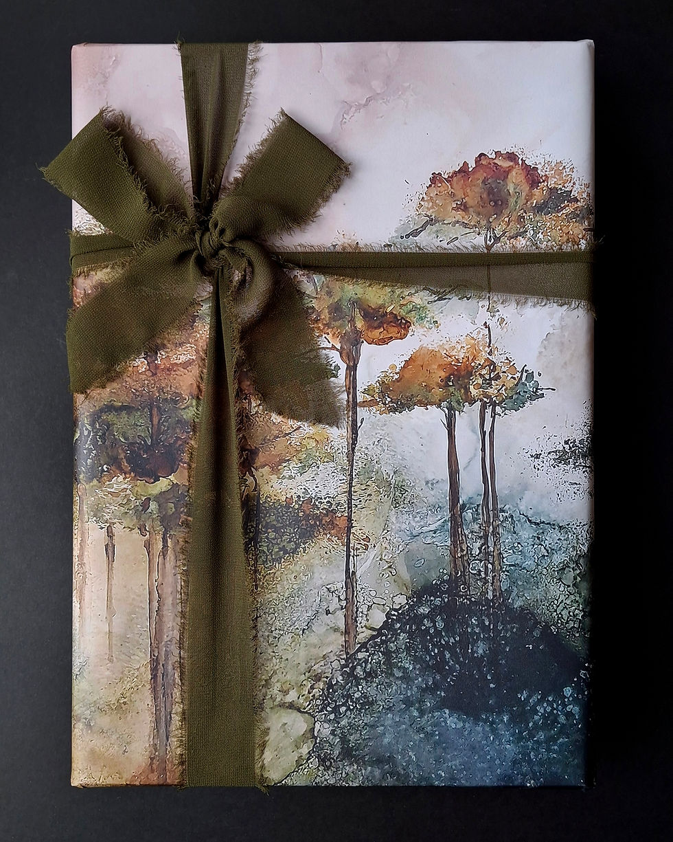 Thumbnail: "Autumn's Approach" Wrapping Paper