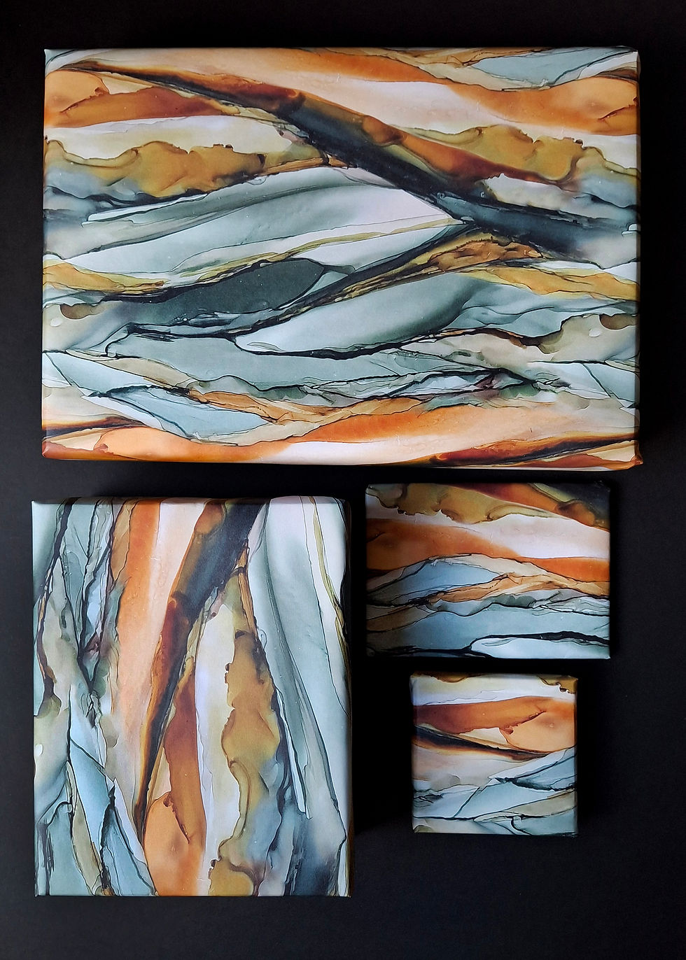 Thumbnail: "Autumnal Hills" Wrapping Paper