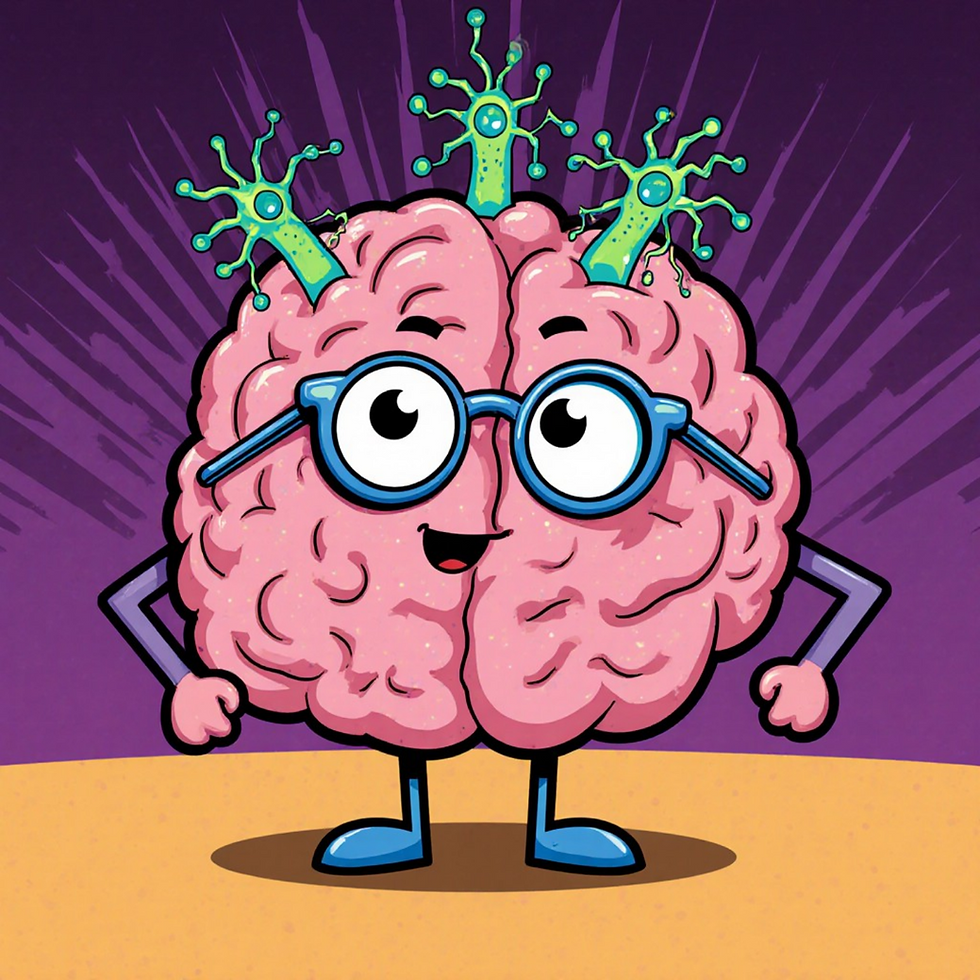 That's certainly an interesting way to picture ‘neurons popping out of a brain.’ Thank you, stablediffusion
