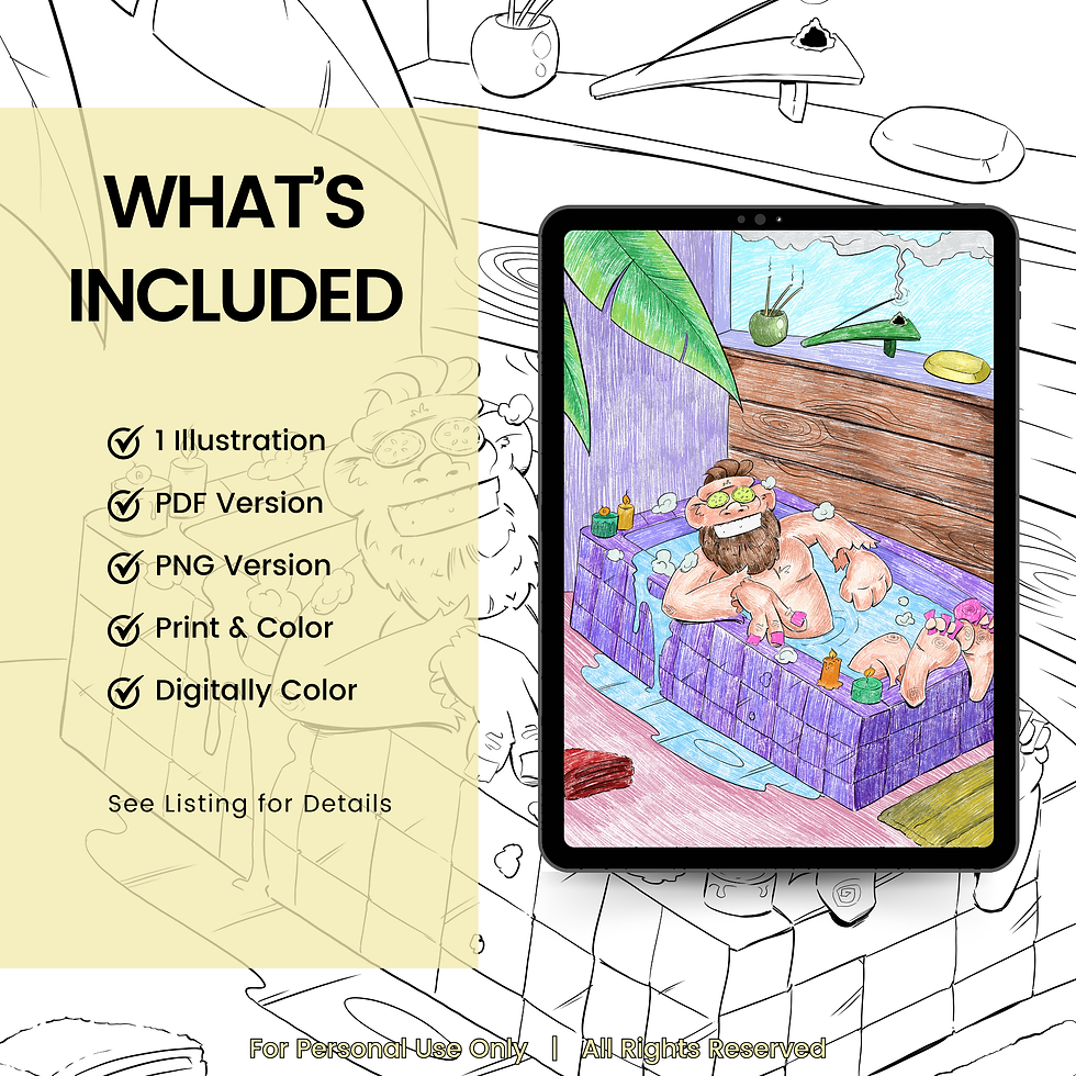 squatch soap, bigfoot, bigfoot pictures, bigfoot sightings, yeti, bigfoot coloring pages, coloring pages for kids, spa day
