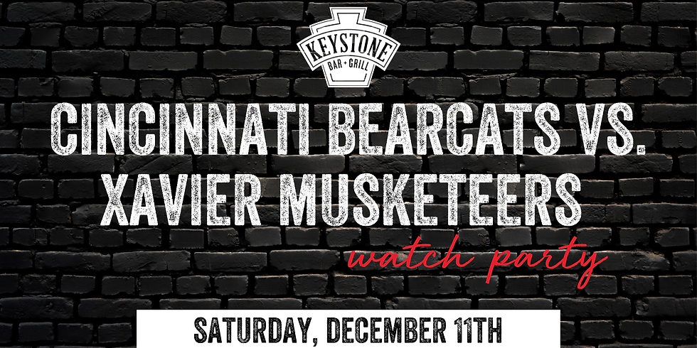 UC Bearcats vs. Xavier Musketeers Crosstown Shootout Watch Party