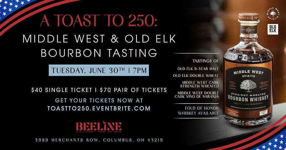 A Toast to 250: Middle West and Old Elk Bourbon Tasting