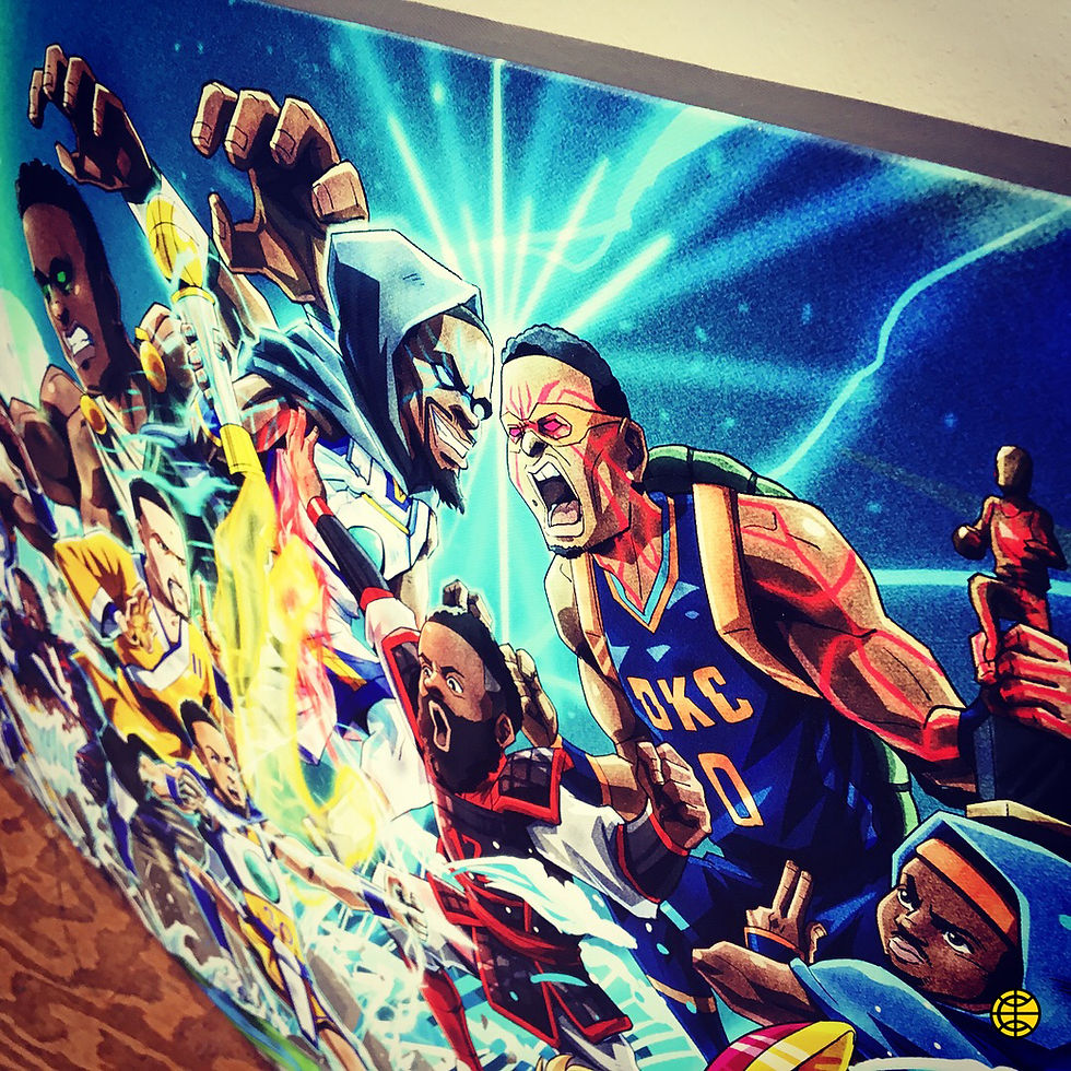 Thumbnail: DATW / "All Out" 30 x 20 Art Canvas