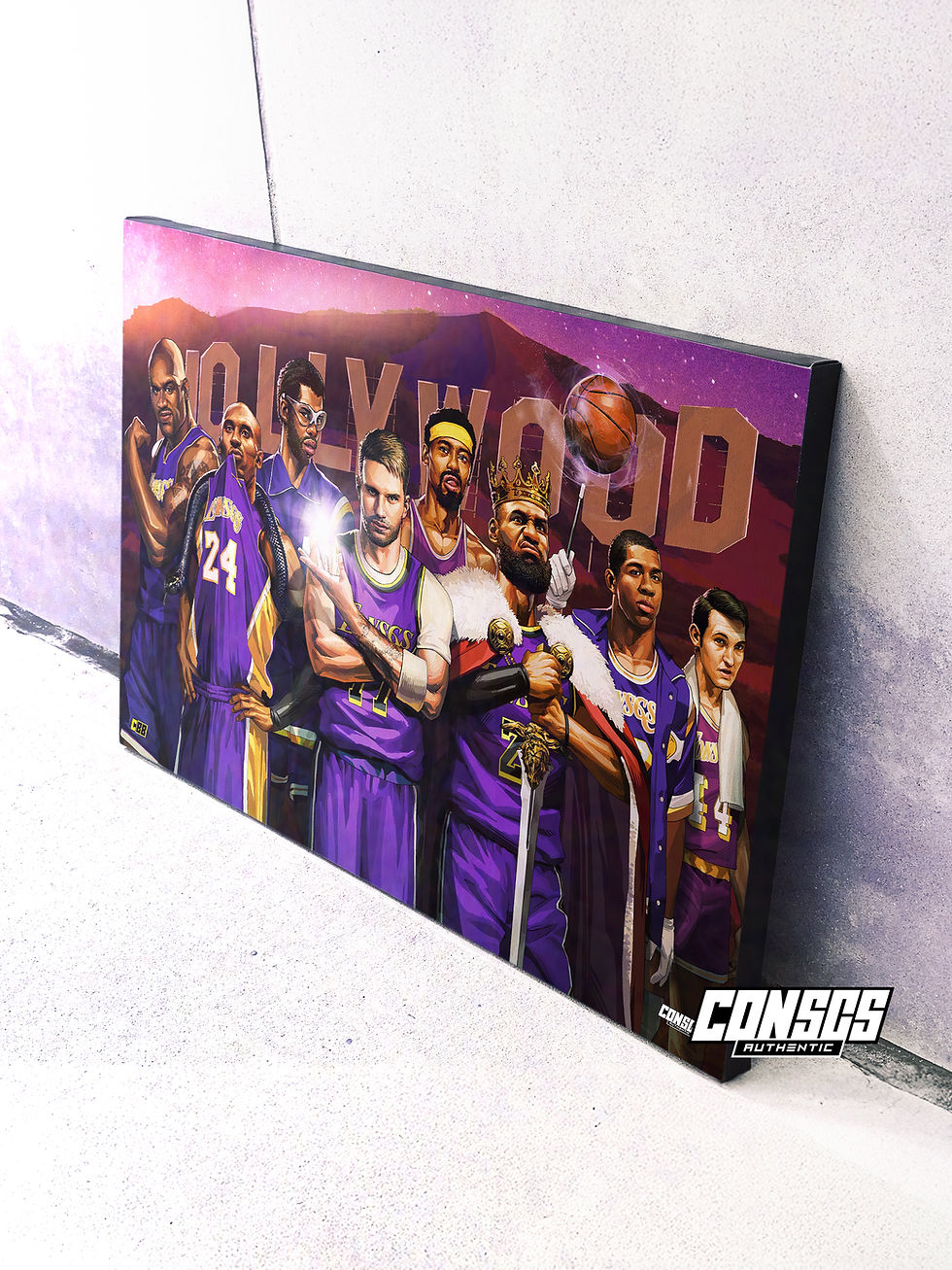 Thumbnail: CBB / "ALL-TIME LAL PURPLE" ART CANVAS