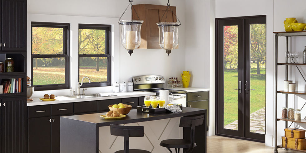 Beautiful Dark Architectural Windows Florida | Jansen Shutters & Specialties