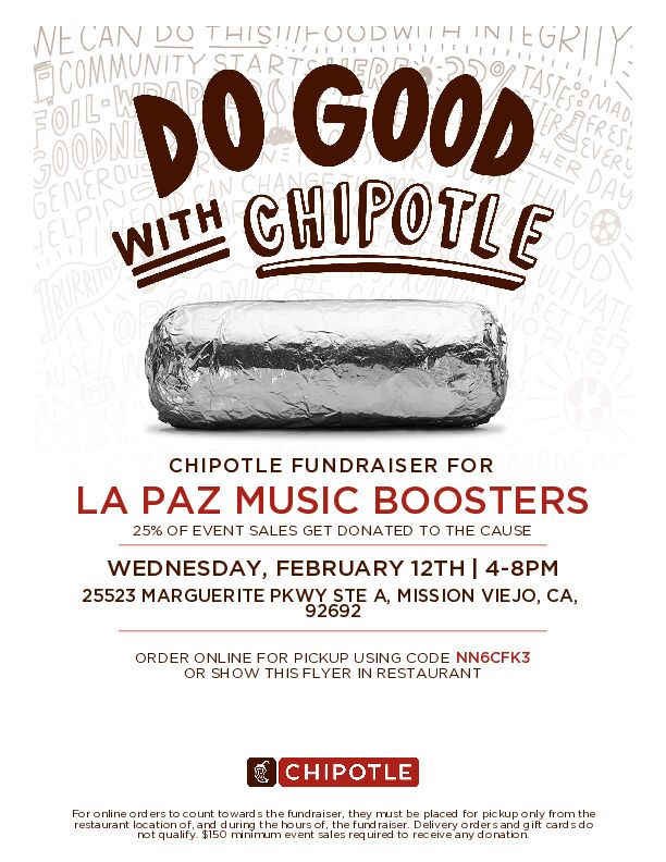 Chipotle Dine-Out Fundraiser