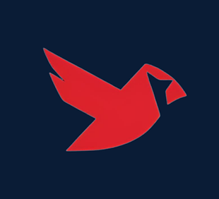 Stylized Red Cardinal Logo on Navy Background (1).png