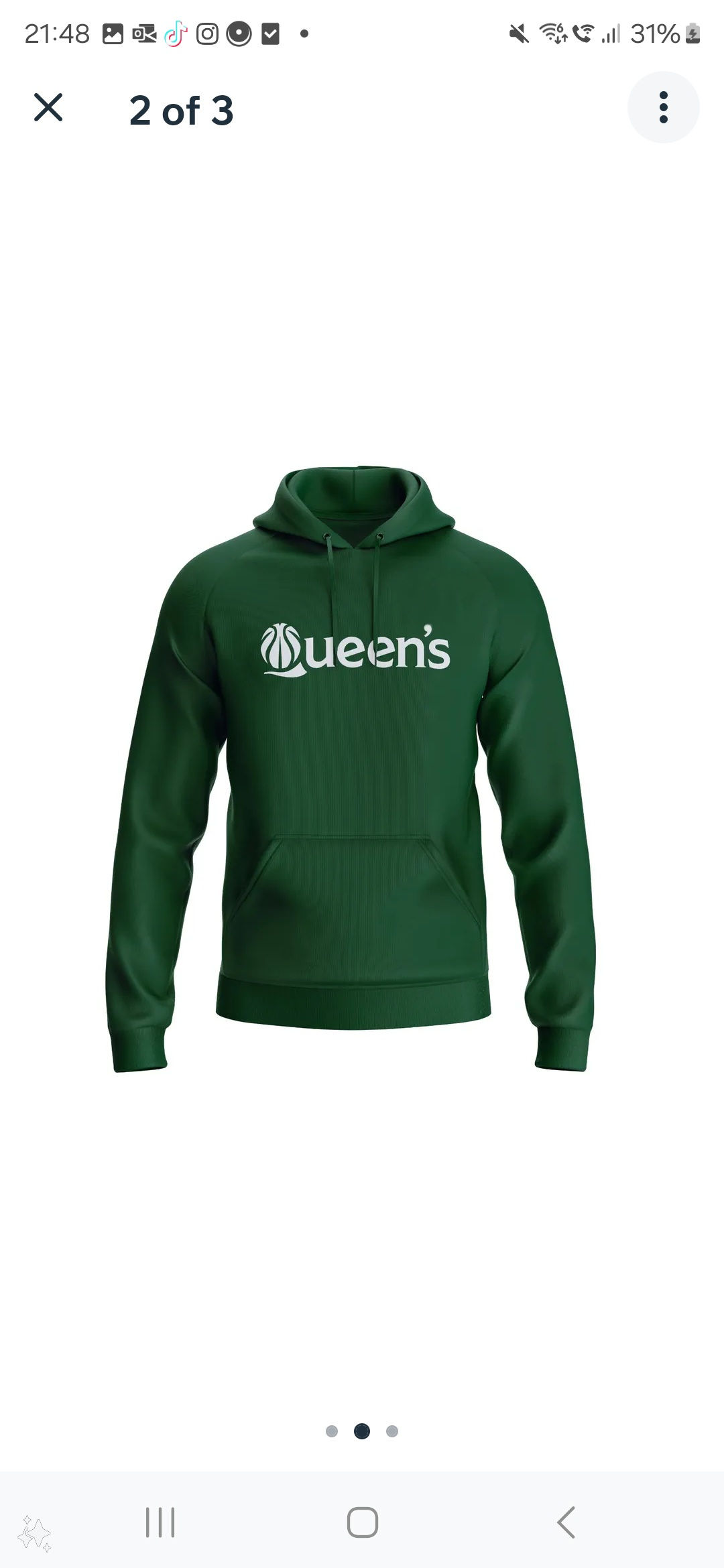 Queen's Youth Cotton Hoodie
