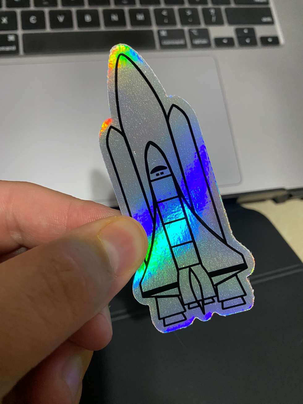 Thumbnail: Holographic Space Shuttle Sticker