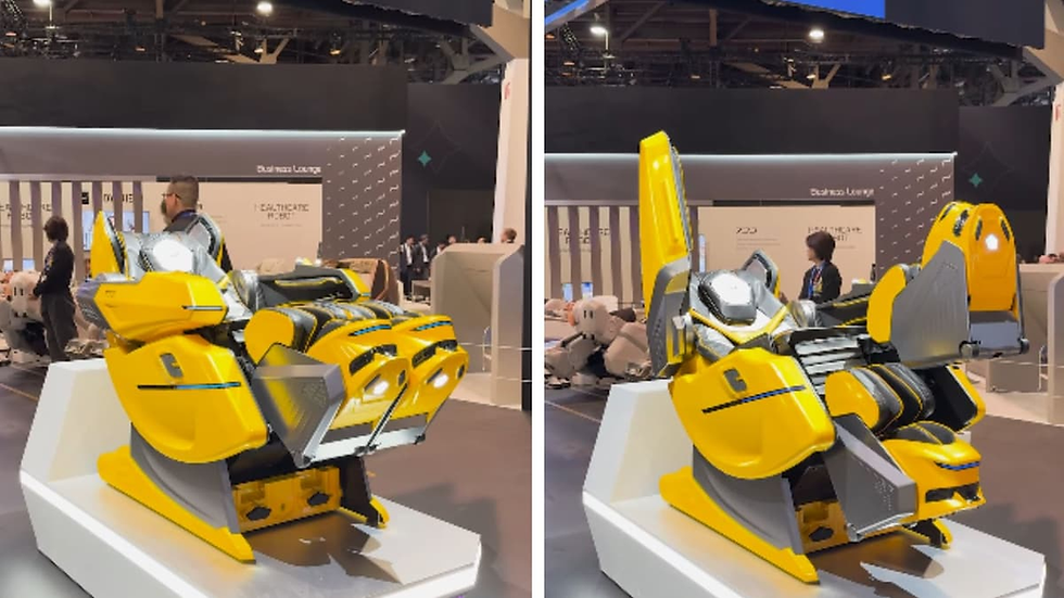 Robotic AI Massage Chair
