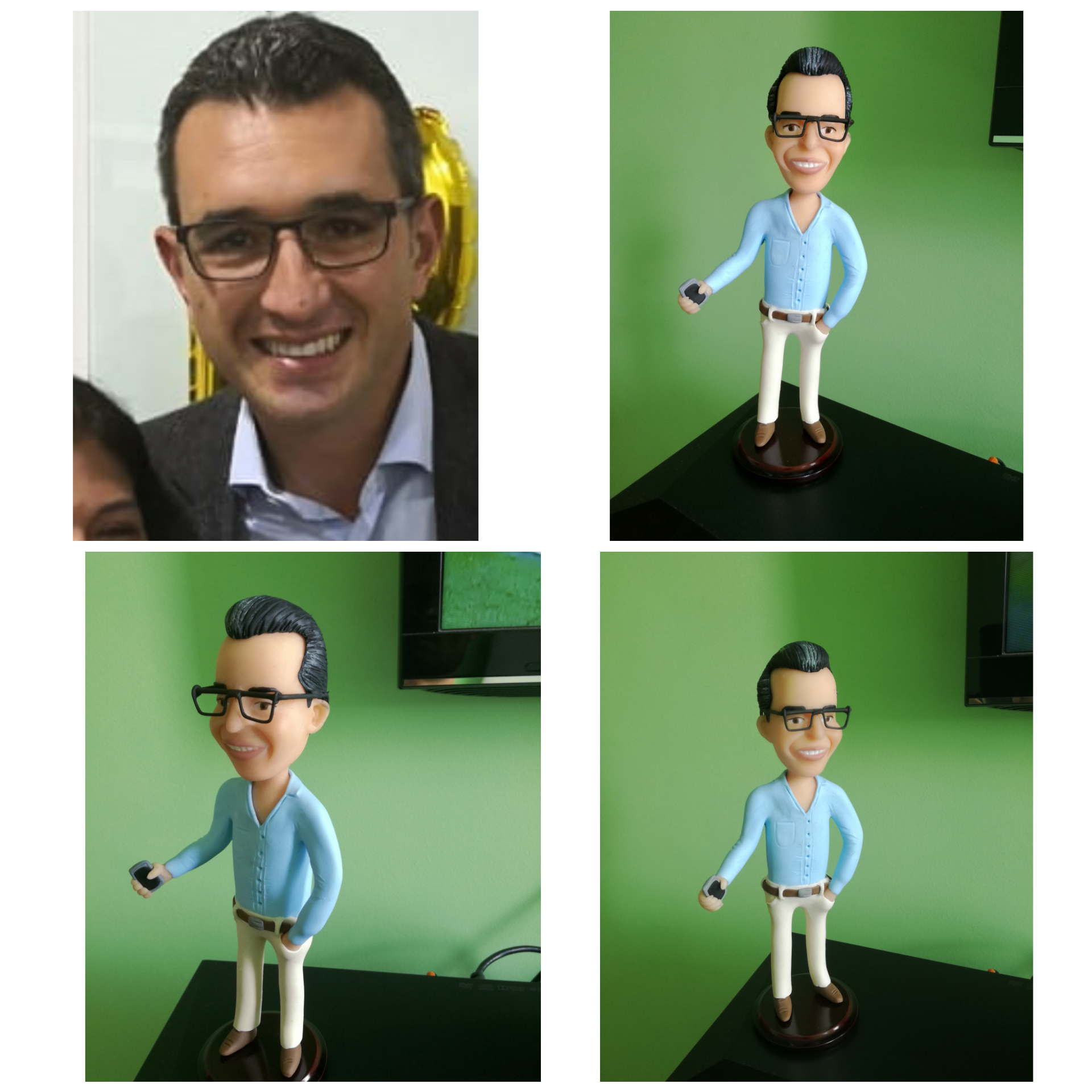 muñecos caricaturas personalizados