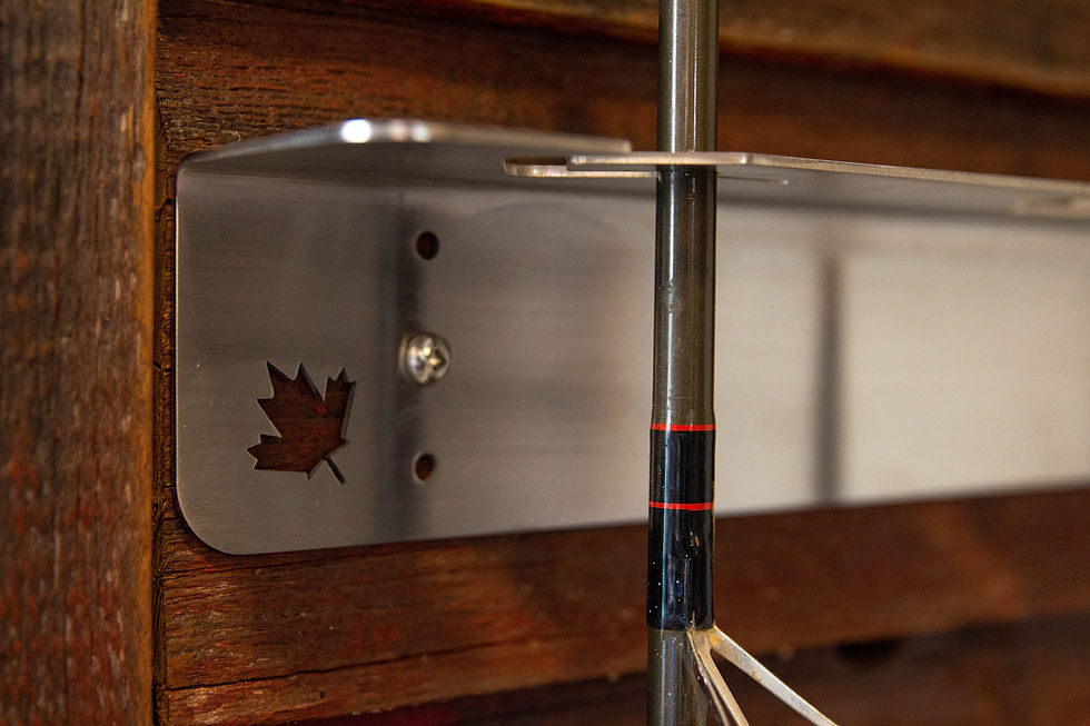 Thumbnail: Stainless Steel 4 Fishing Rod Holder
