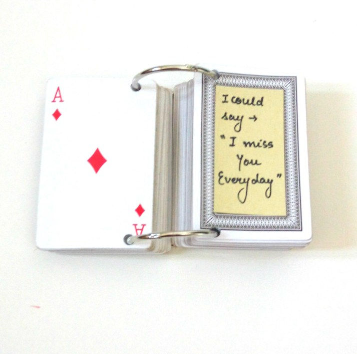 Thumbnail: Handwritten 52 Reasons I Love You Deck of Cards