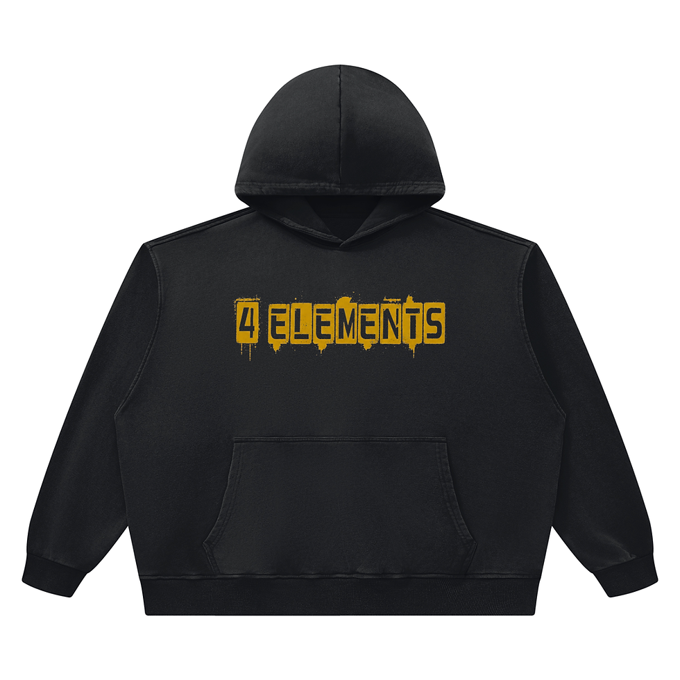 Unisex Heavyweight Vintage Wash Boxy Hoodie product image
