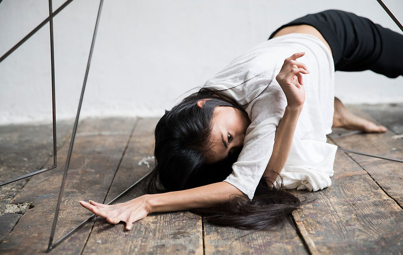 dance, performance, art, dancer, woman, geometric, sculpture, hair, minimalistic