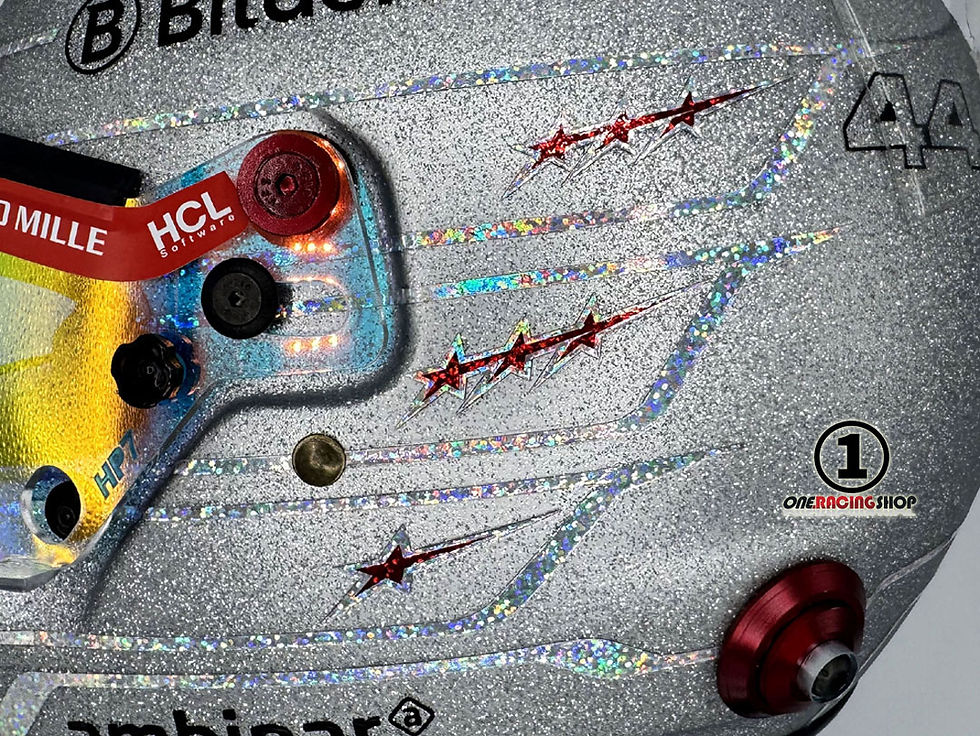 Thumbnail: Lewis Hamilton 2025 Las Vegas GP F1 Replica Helmet / Team Ferrari