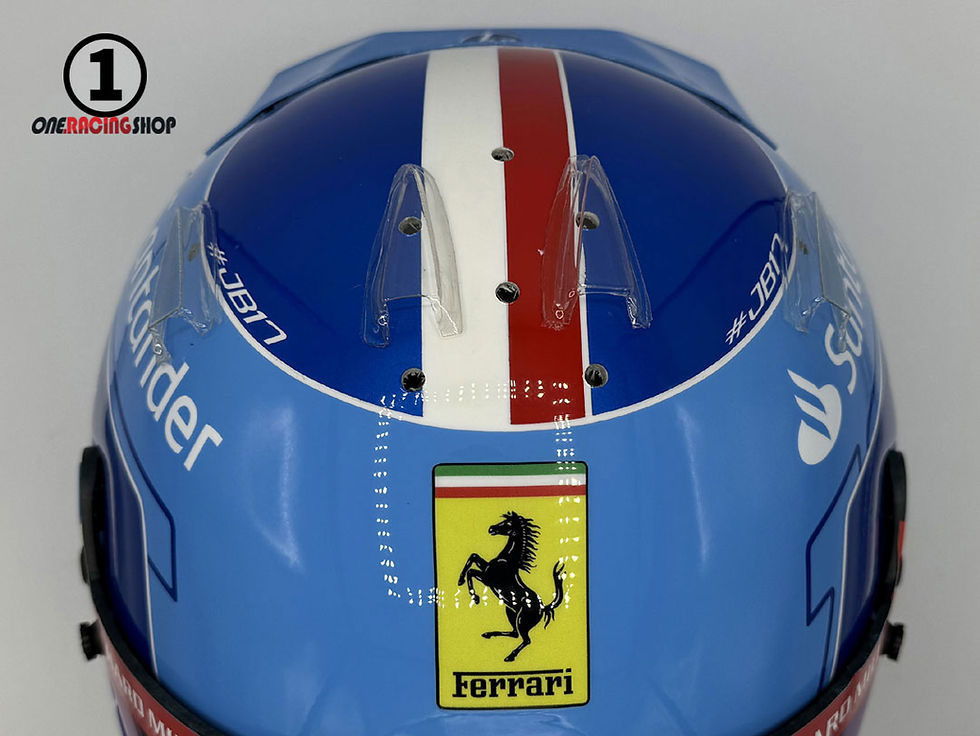 Thumbnail: Charles Leclerc 2024 Miami GP F1 Helmet / Team Ferrari