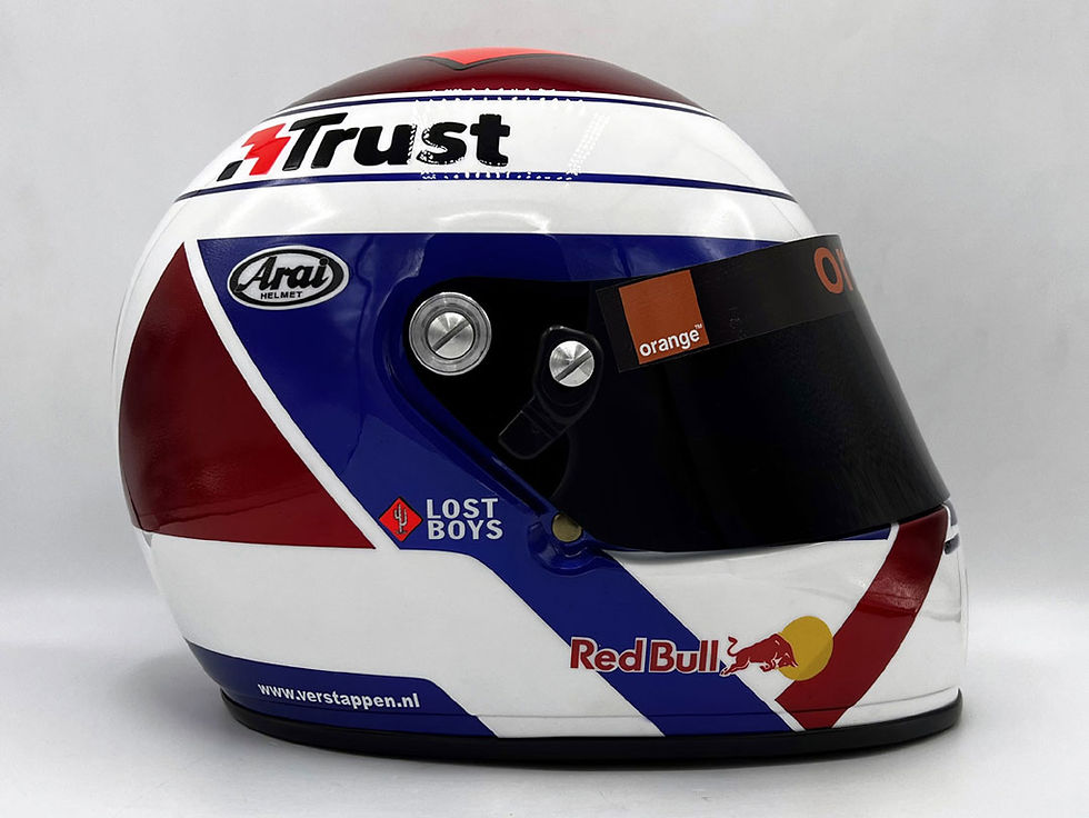 Thumbnail: Jos Verstappen 2001 F1 Helmet / Team Arrows