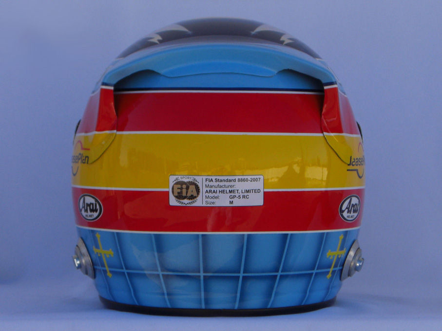 Thumbnail: Fernando Alonso 2004 F1 Helmet / Team Reanult