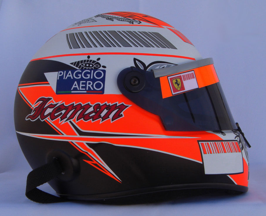 Thumbnail: Kimi Raikkonen 2009 F1 Helmet / Team Ferrari
