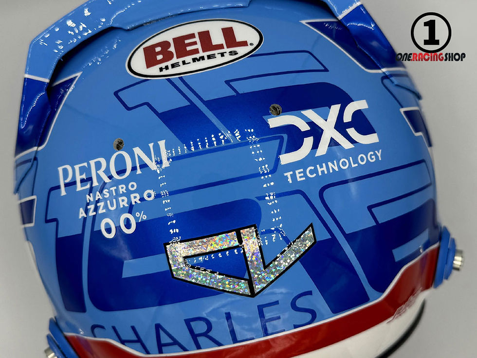 Thumbnail: Charles Leclerc 2024 Miami GP F1 Helmet / Team Ferrari