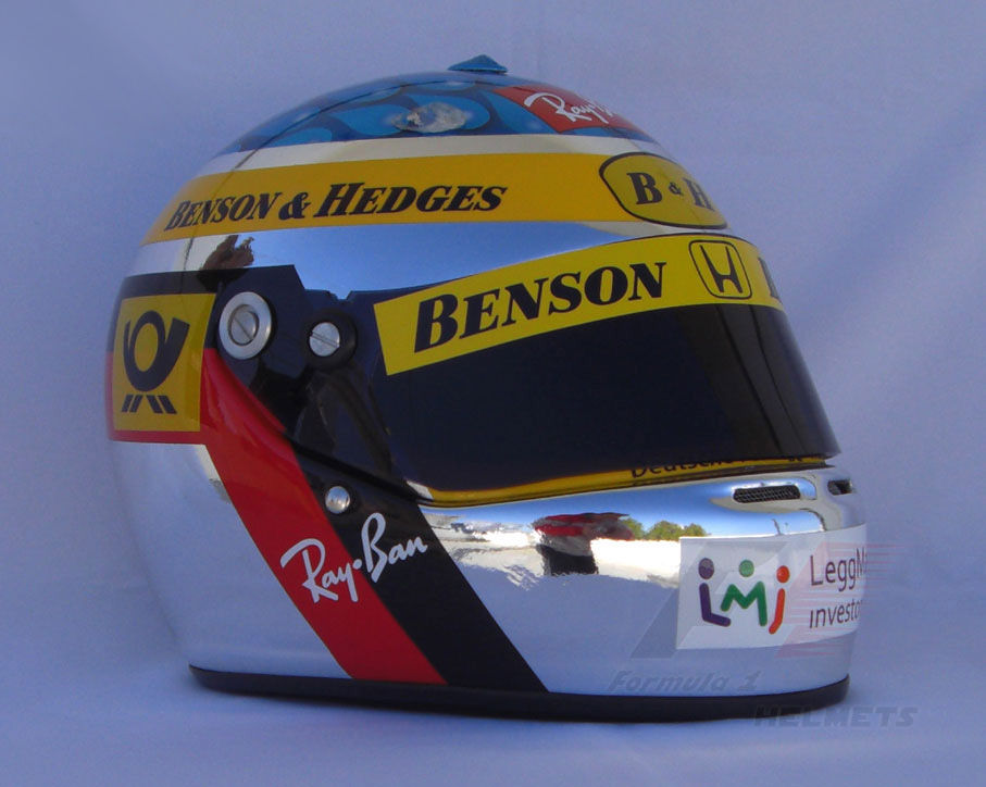 Thumbnail: Jean Alesi 2001 F1 Helmet / Team Jordan