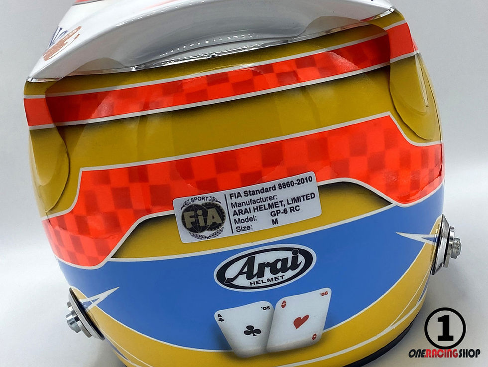 Thumbnail: Fernando Alonso 2009 F1 Helmet / Team Renault