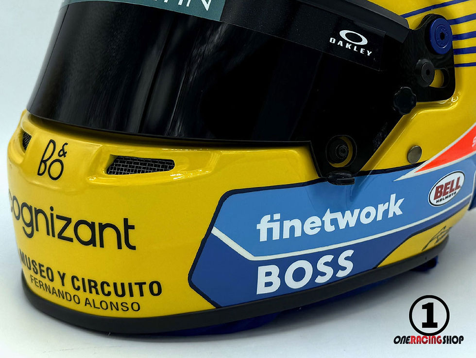 Thumbnail: Fernando Alonso 2024 F1 Helmet / Team Aston Martin