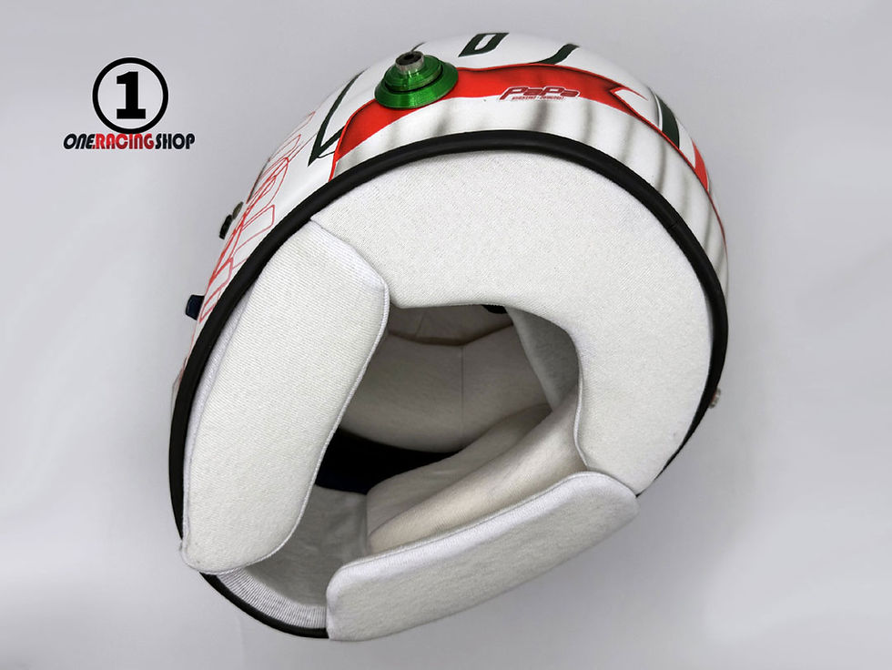 Thumbnail: Charles Leclerc 2021 Monza GP F1 Helmet / Team Ferrari