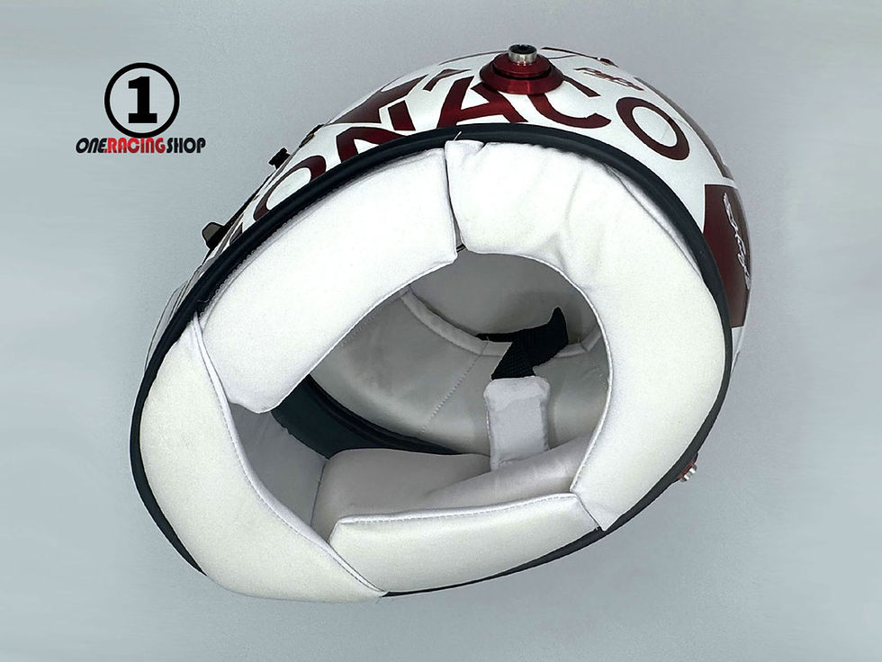 Thumbnail: Charles Leclerc 2024 Monza GP F1 Helmet / Team Ferrari