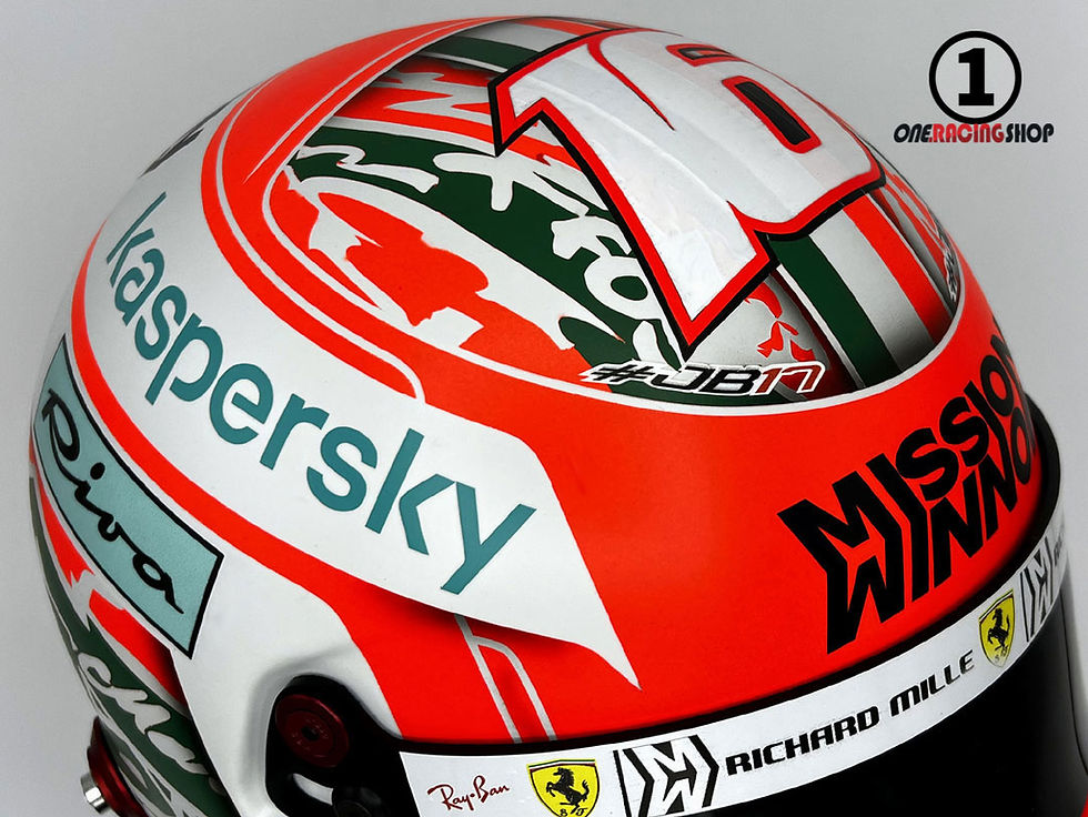 Thumbnail: Charles Leclerc 2021 Imola GP F1 Helmet / Team Ferrari
