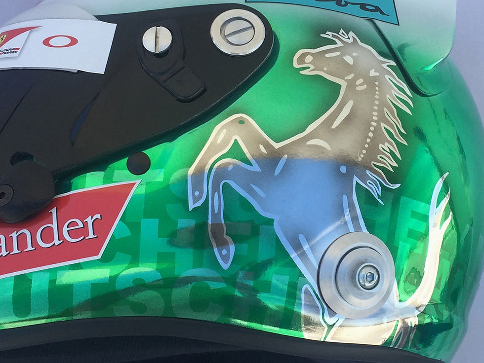 Thumbnail: Sebastian Vettel 2016 Hockeinheim GP F1 Helmet / Team Ferrari