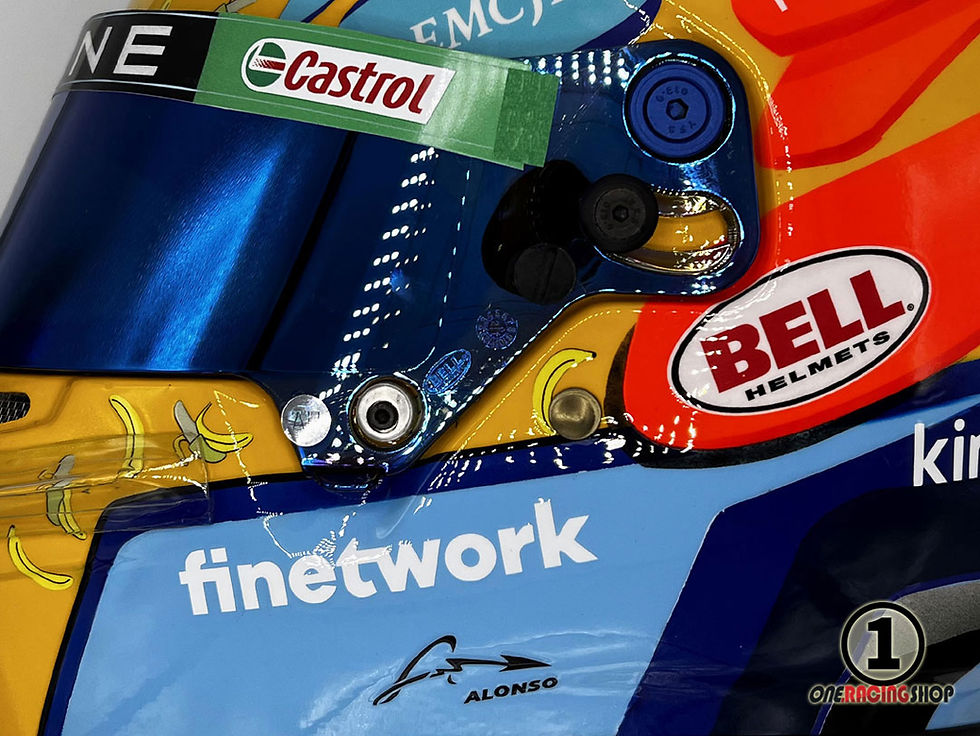 Thumbnail: Fernando Alonso 2021 Austin USA GP F1 Helmet / Team Alpine