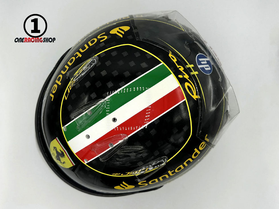 Thumbnail: Charles Leclerc 2024 Monza GP F1 Helmet / Team Ferrari