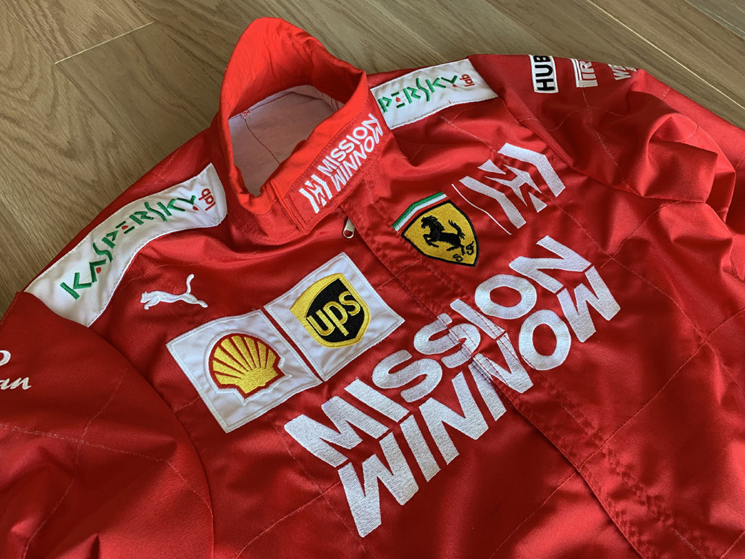Sebastian Vettel 2019 Mission Winnow Racing Suit Ferrari