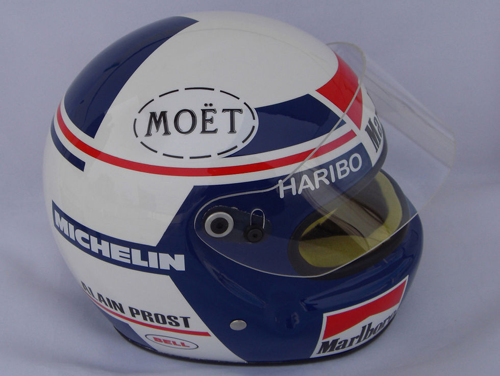 Thumbnail: Alain Prost 1984 F1 Helmet / Team Mc Laren