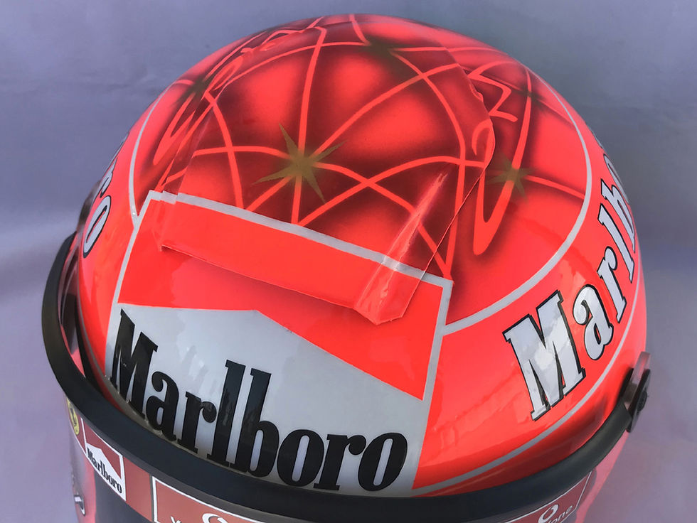 Thumbnail: Michael Schumacher 2004 Monza GP F1 Helmet / Team Ferrari