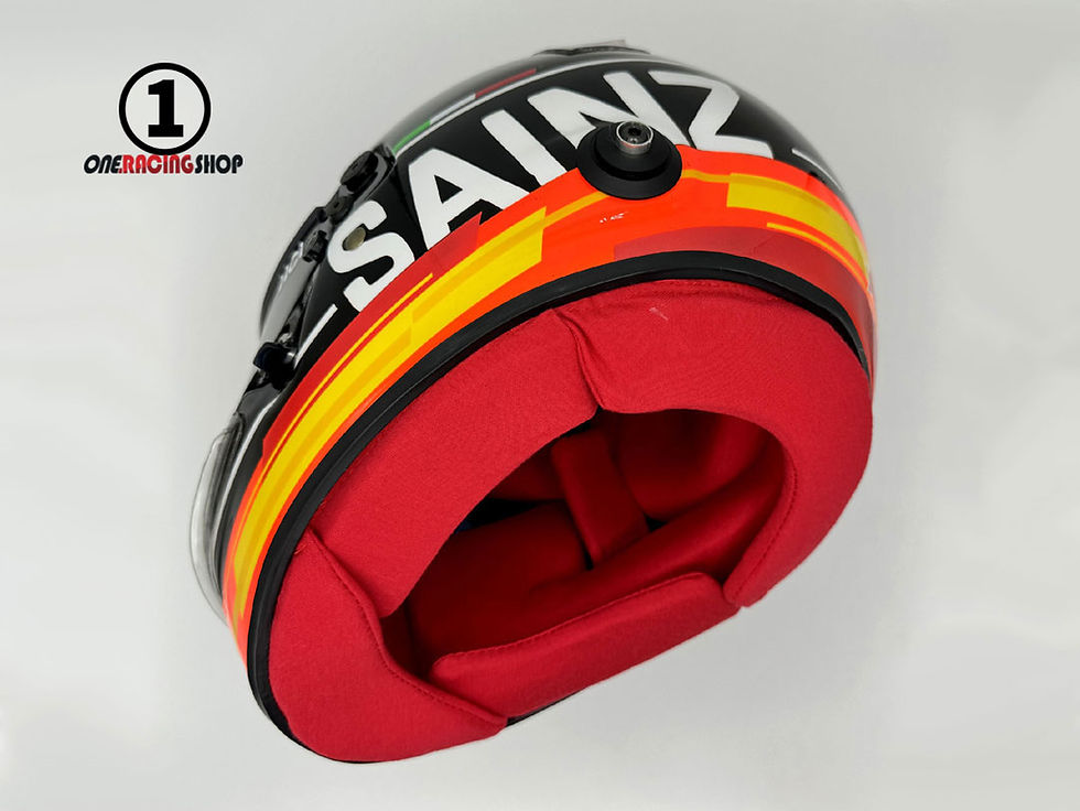 Thumbnail: Carlos Sainz 2023 Monza GP F1 Helmet / Team Ferrari