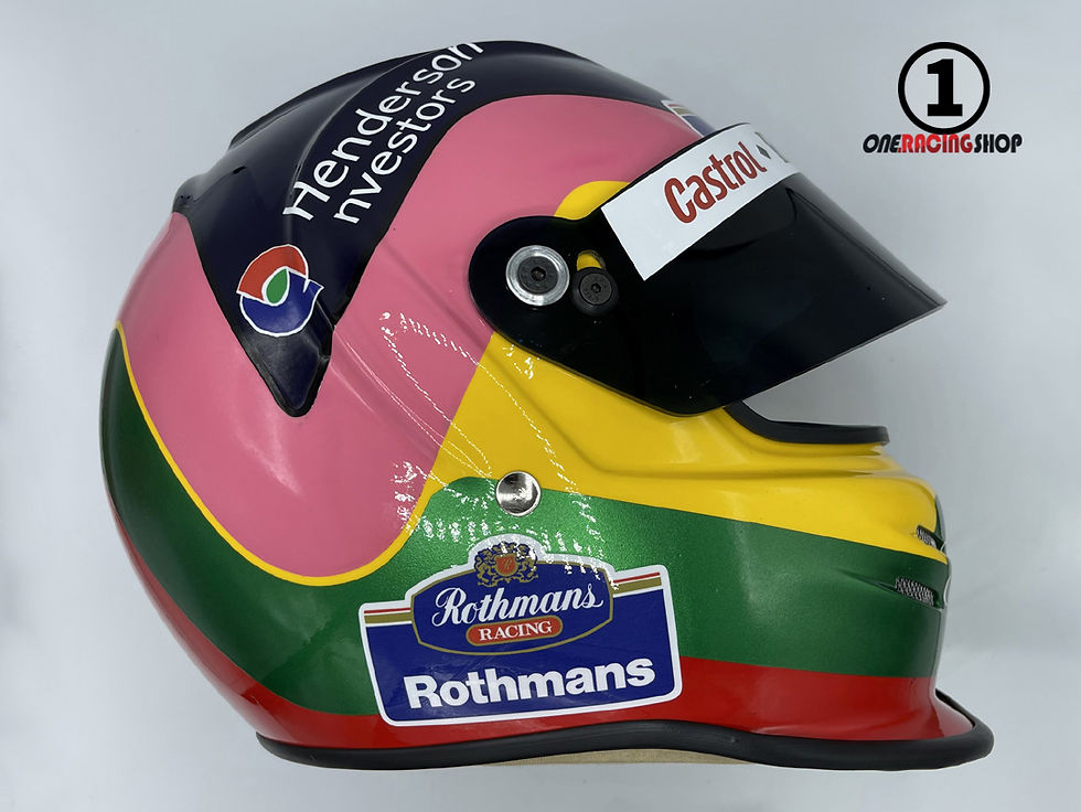 Thumbnail: Jaques Villeneuve 1997 F1 Helmet / Team Williams