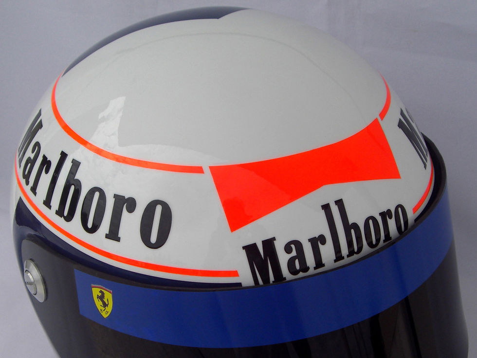 Thumbnail: Alain Prost 1991 F1 Helmet / Team Ferrari