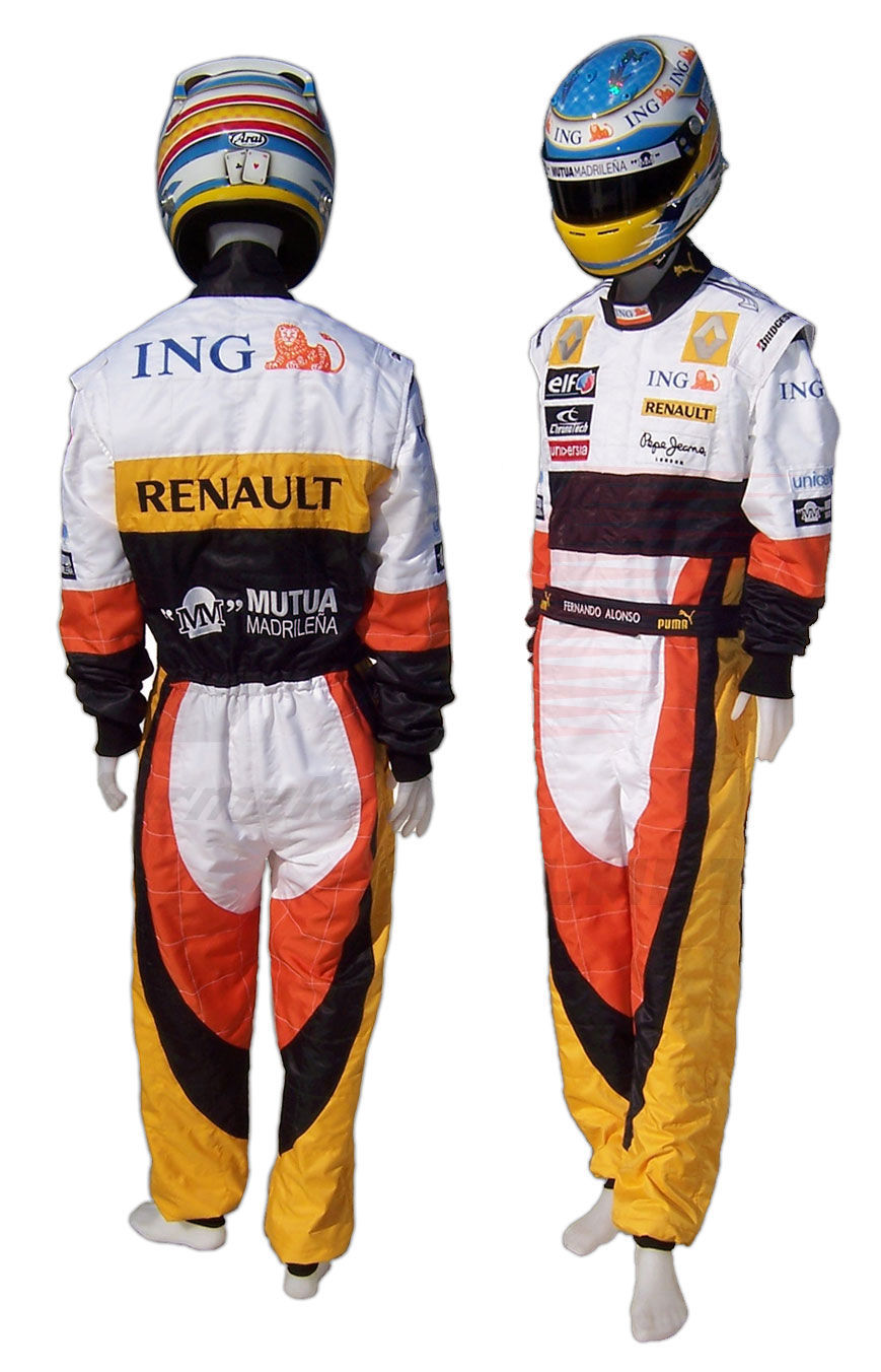 Thumbnail: Fernando Alonso 2008 Racing Suit Renault F1