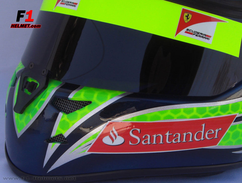 Thumbnail: Felipe Massa 2011 F1 Helmet / Team Ferrari