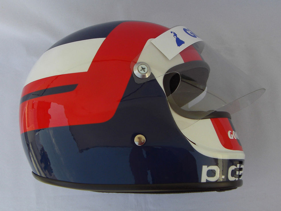 Thumbnail: Patrick Depailler 1979 F1 Helmet / Team Ligier