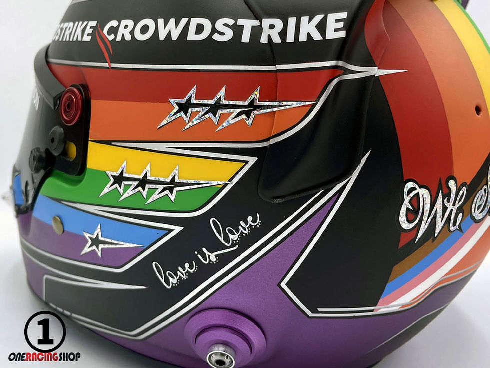 Thumbnail: Hamilton 2021 Qatar GP F1 Helmet / Team Mercedes AMG
