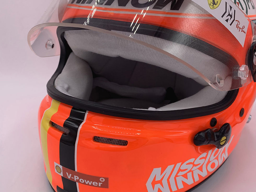 Thumbnail: Sebastian Vettel 2019 Niki Lauda Tribute F1 Helmet / Team Ferrari
