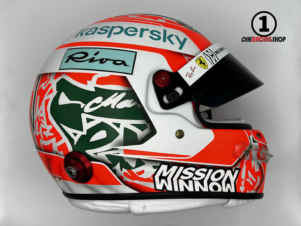 Thumbnail: Charles Leclerc 2021 Imola GP F1 Helmet / Team Ferrari