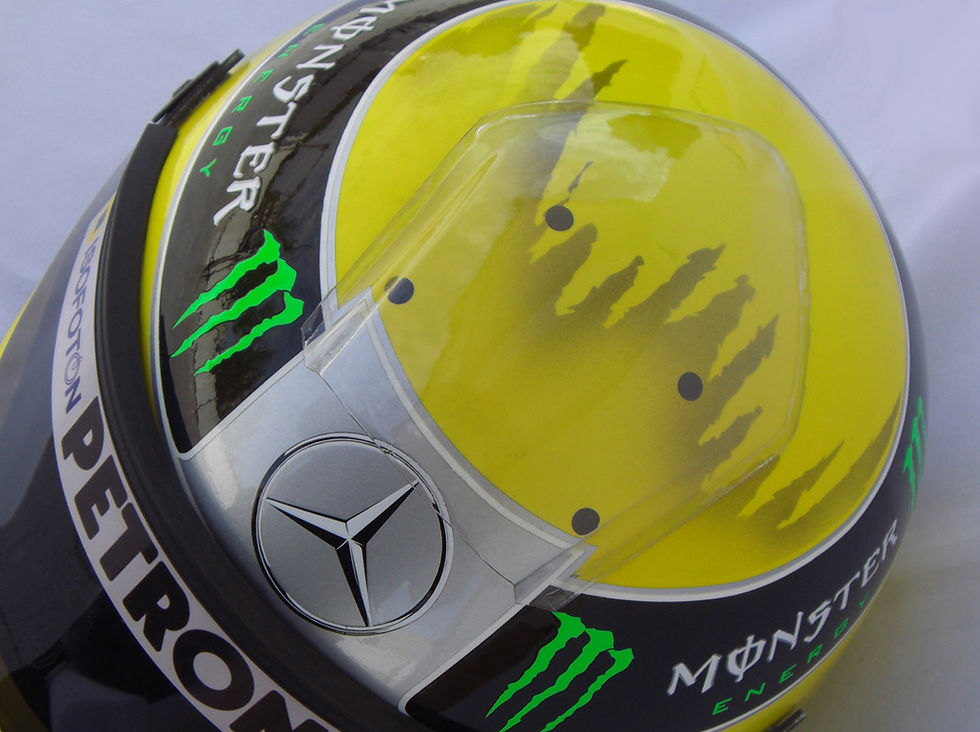 Thumbnail: Nico Rosberg 2013 F1 Helmet / Team Mercedes AMG
