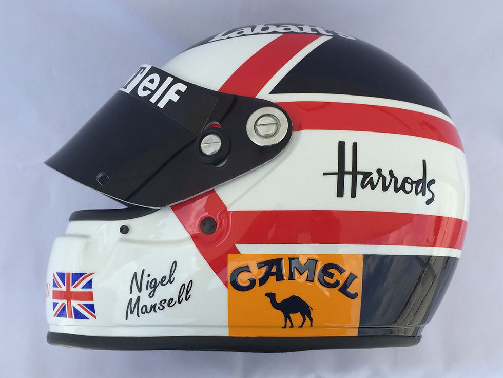 Thumbnail: Nigel Mansell 1992 Zeon F1 Helmet / Team Willians