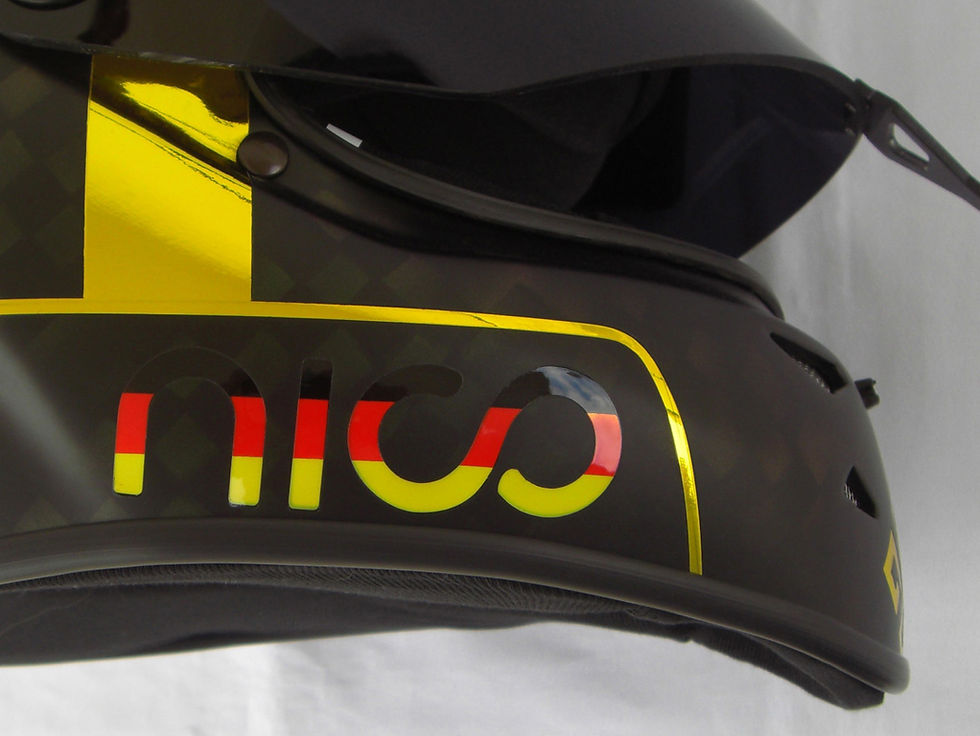 Thumbnail: Nico Rosberg 2014 Hockenheim GP F1 Helmet / Team Mercedes AMG