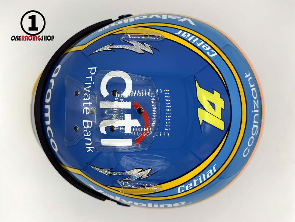 Thumbnail: Fernando Alonso 2024 F1 Helmet / Team Aston Martin